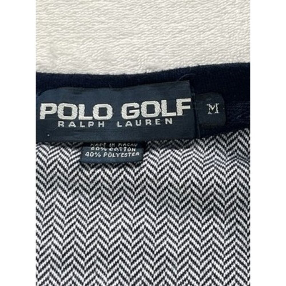 POLO Golf Ralph Lauren Mens M Sweater Vest Blue - Picture 4 of 10